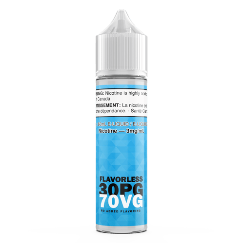 Flavourless 70VG 30PG 30mL by DV Labs Nicotine Salt